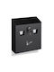 Wall Ashtray 3l Capacity Relaxdays