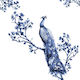 Decoupage-Serviette 1 Stk. Königlicher Pfau