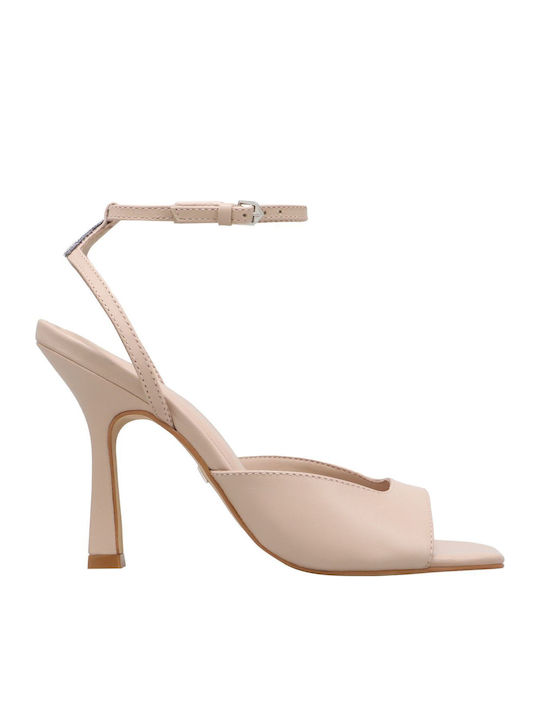 Carrano Leather Sandals Beige