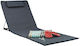 Folding Beach Lounger Relaxdays Footrest Gray 4 X 60 X 195 Cm