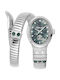 Roberto Cavalli Women's Watch with Silver Metal Bracelet