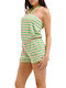 De Damă Fără bretele Short întreg Heritage Stripe