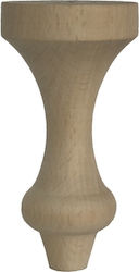 Nouveau Hölzernes Bein 7x7x14cm Braune