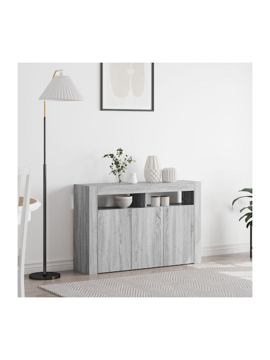 Μπουφές Grey Sonoma 116x30x75cm