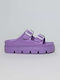 Women's Flip Flops Style with Platforms in Purple Color