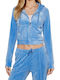 Madison Women's Sweatshirt Jacket Hooded Washed Regatta