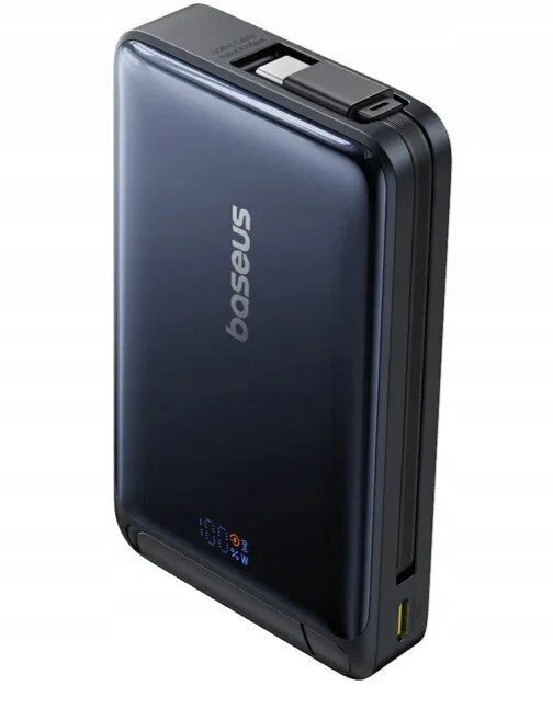 Baseus Nomos MagSafe Power Bank 10000mAh 45W με Θύρα USB-C Power Delivery Μαύρο (P10078800123-00)