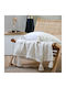 Douceur d'Intérieur Kuscheldecke Couch 125x150cm Weiß
