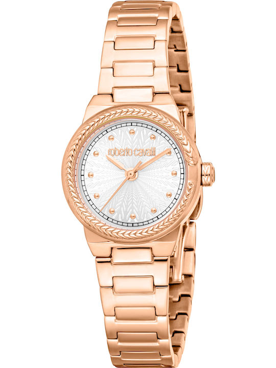Roberto Cavalli Women's Watch with Pink Gold Me...