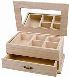 Creative Wooden Jewellery Box 27x17x12cm