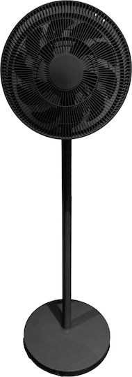 Zilan Zilan Ventilator Sockel 50W Lüfterdurchmesser 41cm Schwarzer