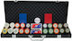 Pokeritems Set 500 Numbered Poker Chips 14gr in Suitcase