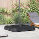vidaXL Umbrella Base Water - Sand Plastic Square Beige