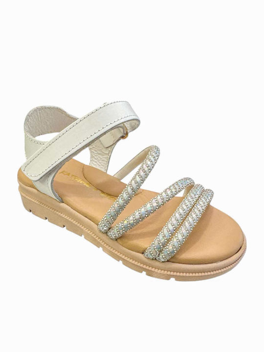 Step Shoes Детски сандали Анатомични Бели
