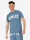T-shirt Blue/white