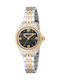 Roberto Cavalli Women's Watch Battery with Gold Stainless Steel Bracelet