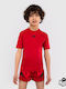 Venum Παιδικό Μαγιό Μπλούζα Cherry Red
