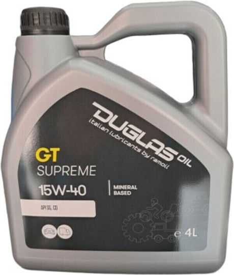 Duglas GT Supreme Λάδι Αυτοκινήτου 15W-40 4lt VLDC030004L