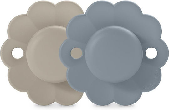 Suavinex Pacifiers Silicone Wonder GCloud/Lake for 6-18 months 2pcs