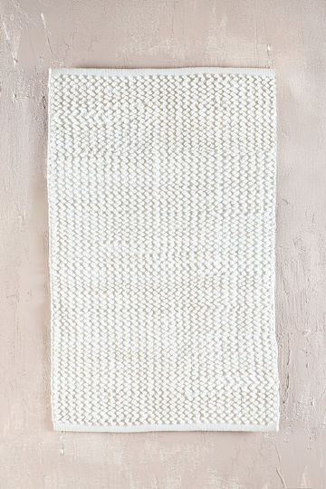 Rythmos Bath Mat Cotton Archi Ecru 120-196-005 Ecru 60x90cm