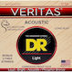 Dr Strings Veritas Vta-12 Phosphor Bronze Χορδές Ακουστικής Κιθάρας 012 054 Light