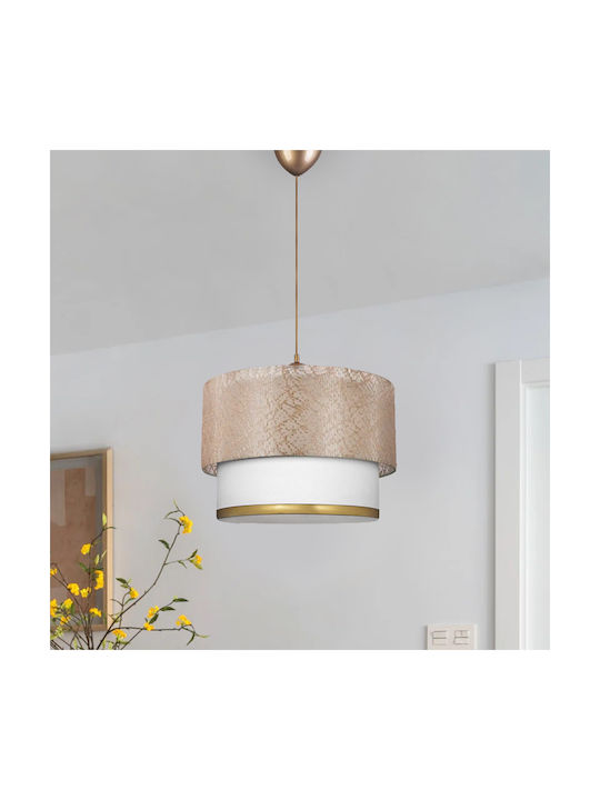Megapap Barnhart Pendant Light Gold with Socket E27 30x20x70cm