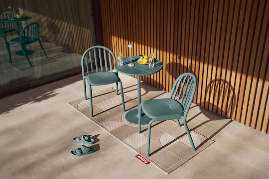 Outdoor Chair Dark Sage Set of 2 52x56x80.5cm