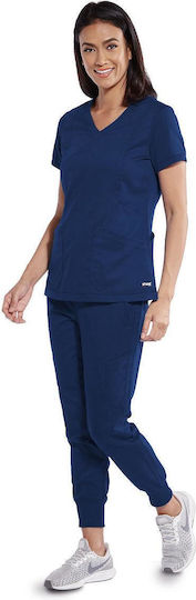 Grey's Anatomy Γυναικεία Ιατρική Μπλούζα Navy Μπλε