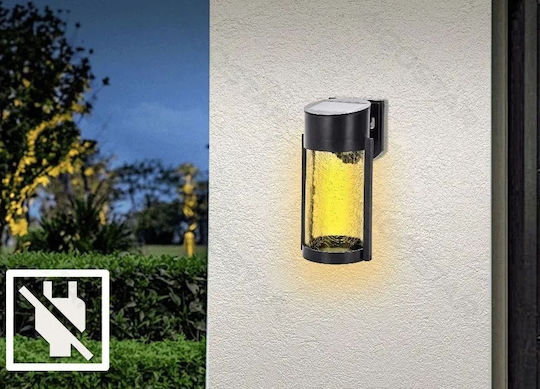 Aigostar Επιτοίχιο Ηλιακό Φωτιστικό 2W 20lm με Θερμό Λευκό Φως 2700K 20.3x10x9.7εκ.