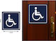 Adhesive Disabled Sign 15x15cm