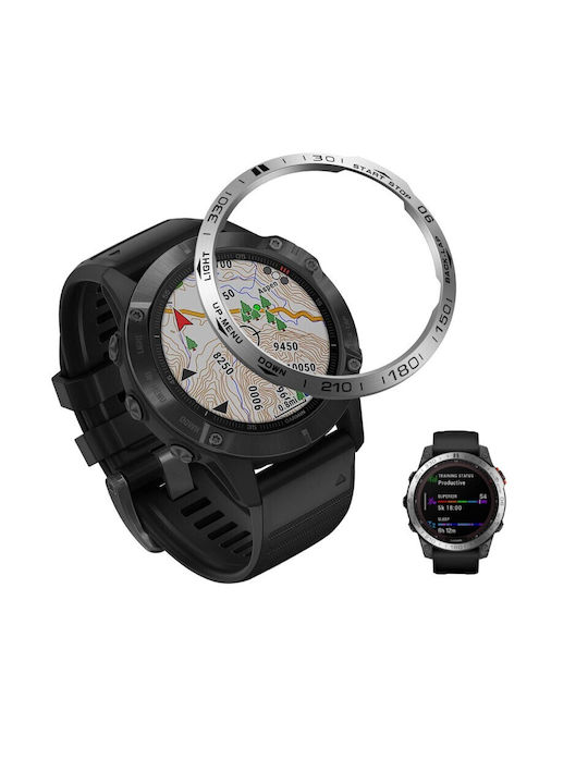 Προστατευτικό Bezel σε Ασημί χρώμα για Garmin Fenix 7S