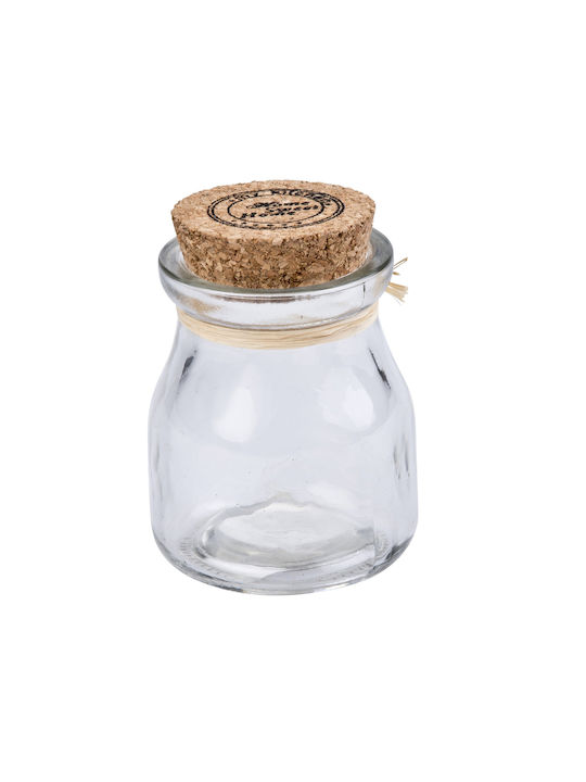 ArteLibre General Use Glass Jar with Lid Transparent 100ml 1 Piece