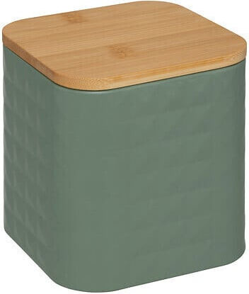 5Five Metallic Coffee Sugar Tea Storage Box with Lid 11.4x11.4x12.6cm