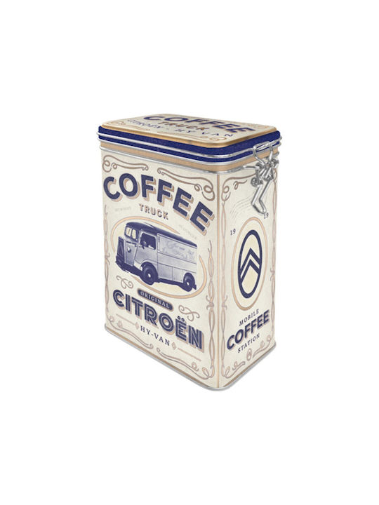 Nostalgic Art Nostalgic Coffee Box with Lid Metallic Beige 1300ml
