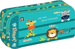 Must Team Pencil Case Barrel with 2 Compartments