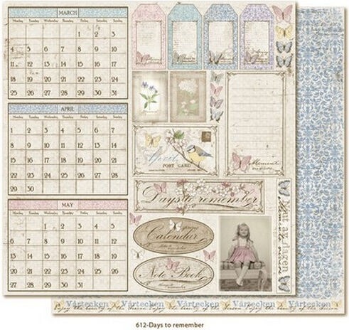 Χαρτί Scrapbooking Maja Collection Vintage Spring Διπλής Όψης