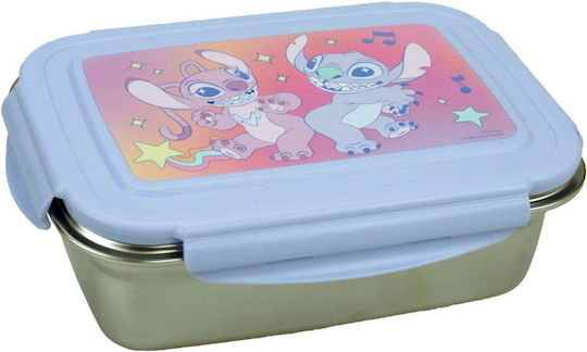Gim Stitch Plastic Kids' Food Container Lilo & Stitch Gray