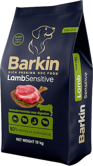 Barkin 15kg Ξηρά Τροφή για Ενήλικους Σκύλους Μικρόσωμων Φυλών με Αρνί
