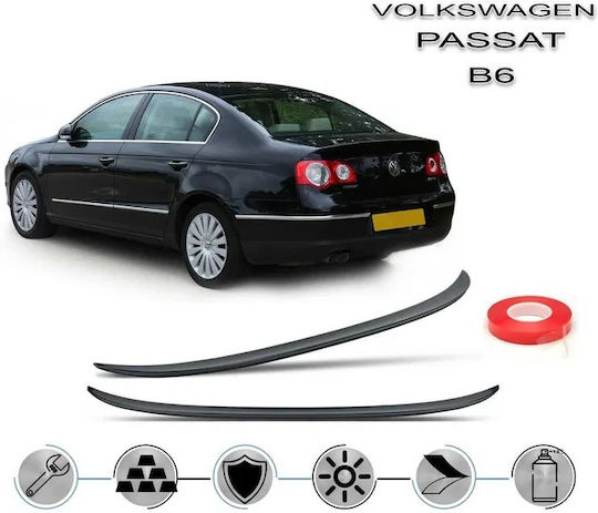 Best-Ka Спойлер за Автомобили Отзад Съвместим с Volkswagen Пасат 2005-2010