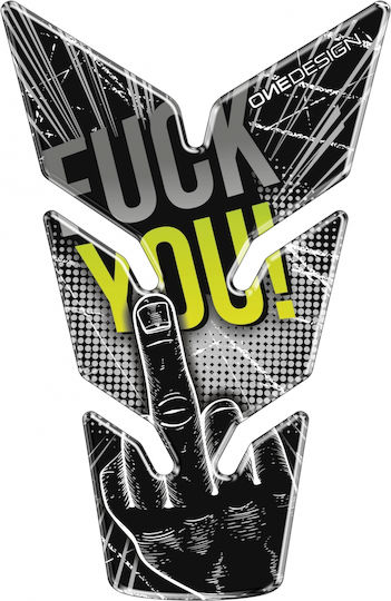 Puig Protective Tank Sticker F-you Black 20596n
