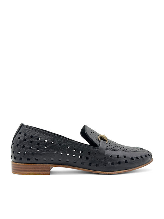 Mago Shoes Дамски мокасини в Черен Цвят