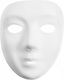 Weiße Gesichtsmaske 17,5x14 cm
