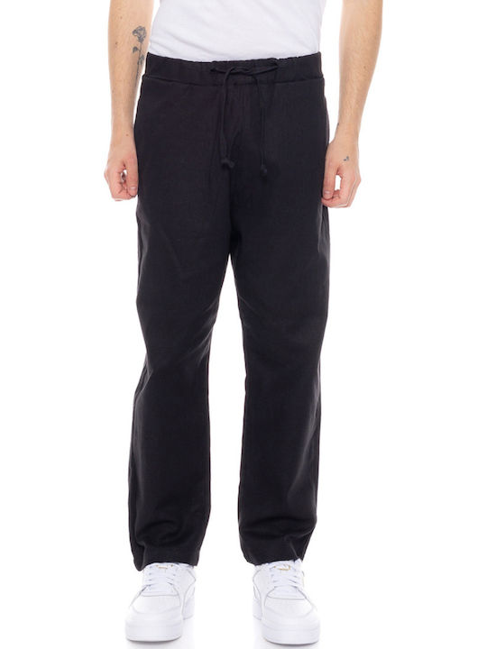 Cover Jeans Trousers Chino in Relaxed Fit Black