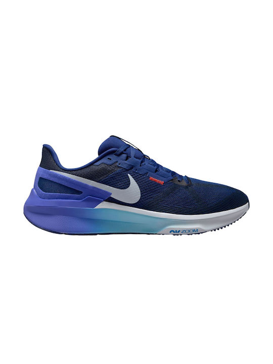 Air Zoom Structure 25 Sport Shoes Running Football Grey / Blue Void - Ghost