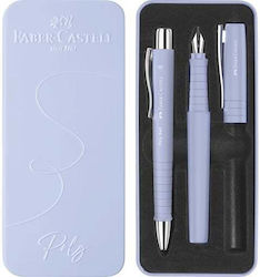 Σετ Δώρου Faber Castell Πένα & Στυλό Poly Λιλά Σετ Δώρου Faber Castell Πένα & Στυλό Poly Λιλά