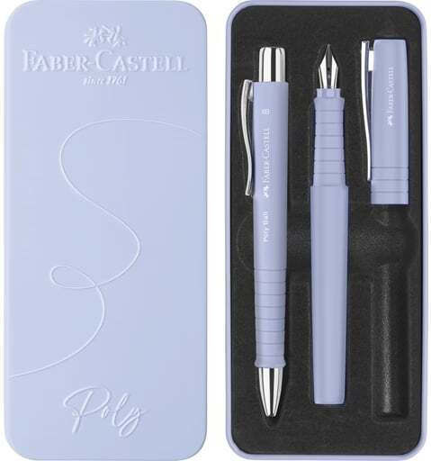 Σετ Δώρου Faber Castell Πένα & Στυλό Poly Λιλά