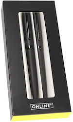 Στυλο Πενα Eleganza Pure Black Set Κουτι Online