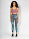 Women's Training Legging High Waisted Blue, Black