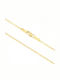Al'Oro Gold Chain Neck 14K Thin Thickness 1.7mm and Length 60cm