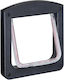 Magnetic Cat and Dog Gate Small Pets Black 22 x 20 cm